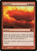 A Magic: The Gathering card titled "Worldfire [Magic 2013]," of Mythic Rarity, has a casting cost of 6 colorless mana and 3 red mana. This sorcery reads: "Exile all permanents. Exile all cards from all hands and graveyards. Each player's life total becomes 1." Its illustration depicts a fiery, apocalyptic landscape.