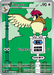 Illustration Rare Pokémon card of Pidgeotto, a bird with brown plumage and a pink crest, perched on a signpost. The card displays its stats: 90 HP, Wing Attack damage of 40, weaknesses, resistances, and retreat costs. Set in the Scarlet & Violet: Obsidian Flames series' green forest-like background.