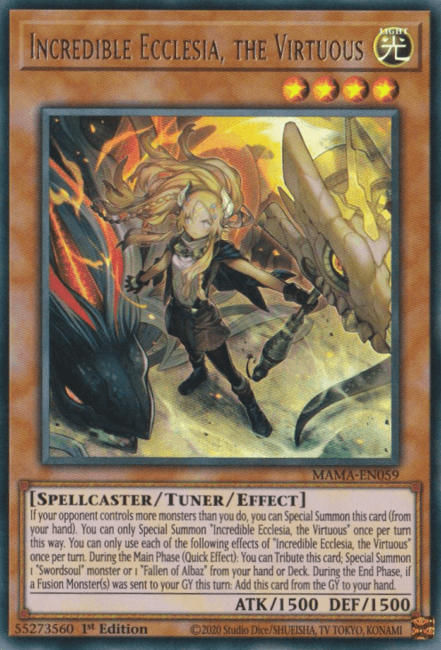 A Spellcaster/Tuner/Effect card featuring the Yu-Gi-Oh! 