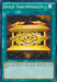 Image of a Yu-Gi-Oh! card named "Gold Sarcophagus [LDK2-ENY22] Common," part of the Legendary Decks II set. This Normal Spell Card features an ornate, gold sarcophagus with hieroglyphic designs and wings. Its effect: Banish 1 card from your Deck, face-up. After the second Standby Phase, add the banished card to your hand.
