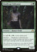 A Magic: The Gathering card from Shadows over Innistrad, featuring "Deathcap Cultivator [Shadows over Innistrad]," a 2/1 green Creature — Human Druid. The card costs 1 generic and 1 green mana and depicts a bearded man in a dark, dense forest. With the Delirium ability, it can add green or black mana. The flavor text mentions a hermit and