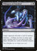 The image is a Magic: The Gathering card titled "Whispers of Emrakul [Eldritch Moon]." It shows a terrified man being ensnared by purple tentacles, with a sword pointed at his chest. The card's text reads: "Target opponent discards a card at random..." The artist is Jason Rainville.