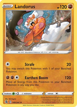 Landorus (148/264) (Cosmos Holo) [Sword & Shield: Fusion Strike]