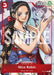 A trading card featuring Nico Robin from the Straw Hat Crew in **Nico Robin (Alternate Art) [One Piece Promotion Cards] by Bandai**. Robin, depicted with a long black ponytail and wearing a traditional Japanese outfit with a floral design, has her hands raised gracefully. The card shows her stats: Cost 3, Power 5000, and Counter +1000.