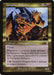 A Magic: The Gathering trading card titled "Vampiric Dragon [Odyssey]" features a dark dragon with red and gold highlights, wings spread wide, surrounded by flames. This "Creature - Vampire Dragon" boasts 5/5 power and toughness, possesses Flying abilities, and includes special in-game mechanics. Art by Gary Ruddell.