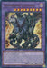 A Yu-Gi-Oh! card depicting "Guardian Chimera [MAZE-EN049] Ultra Rare," a Beast/Fusion/Effect monster with 3300 ATK and 3300 DEF. As an Ultra Rare from the "Maze of Memories" set, the creature is an amalgamation of beasts with dragon-like and lion-like features, encased in armor. The card background is purple, signifying its fusion status.