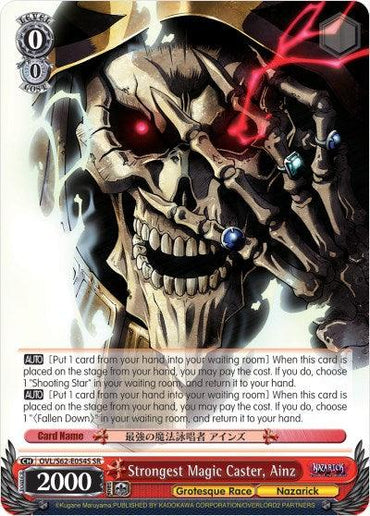 Strongest Magic Caster, Ainz (OVL/S62-E054S SR) [Nazarick: Tomb of the Undead]