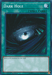 An image of the "Dark Hole [LEHD-ENC15] Common" Yu-Gi-Oh! spell card from the Legendary Hero Decks. The Normal Spell card features a swirling dark vortex at the center, reminiscent of a black hole, with dark green and teal energy surrounding it. The card text reads, "Destroy all monsters on the field." It is labeled as "LEHD-ENC15" and is a 1