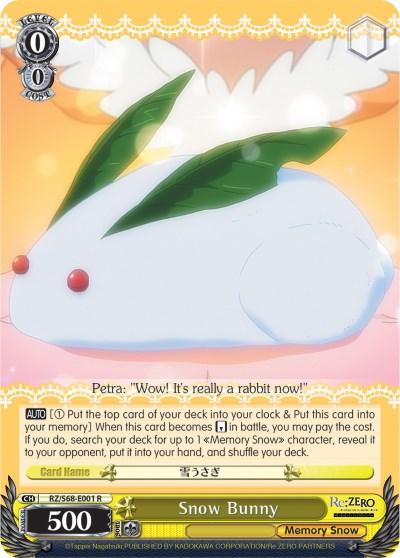 Snow Bunny (RZ/S68-E001 R) [Re:ZERO Memory Snow]