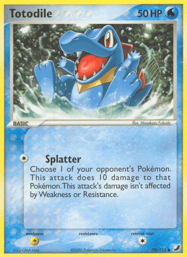 Totodile (78/115) [EX: Unseen Forces]