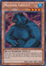 Yu-Gi-Oh! trading card of Mother Grizzly [LCYW-EN237] Secret Rare from Legendary Collection 3: Yugi's World. This Secret Rare card features a fearsome blue bear standing on two legs. As a Beast-Warrior, it special summons a WATER monster when destroyed. It has an ATK of 1400, DEF of 1000, and four stars.