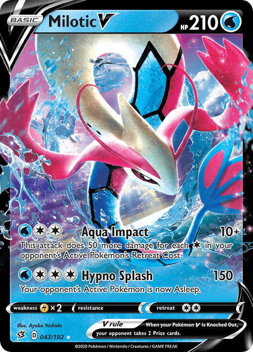 Milotic V (043/192) [Sword & Shield: Rebel Clash]