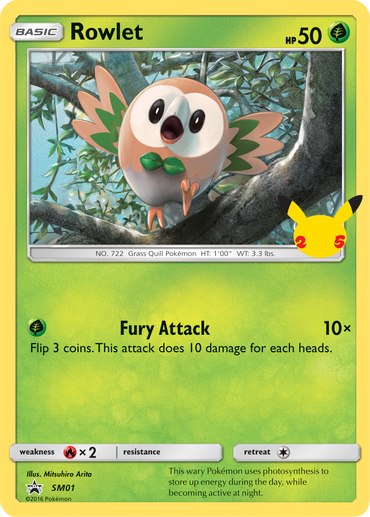 Rowlet (SM01) (Jumbo Card) [First Partner Pack]