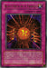 A Yu-Gi-Oh! trading card titled "Blast Held by a Tribute [DCR-104] Ultra Rare." This Ultra Rare Normal Trap Card features a purple border. The illustration depicts a person in great pain, clutching their glowing chest with both hands. The text details its effect: triggering when an opponent's tribute-summoned monster attacks, from the Dark Crisis set.