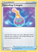A Pokémon trading card titled "Canceling Cologne (136/189) [Sword & Shield: Astral Radiance]" from the Pokémon series shows a colorful perfume bottle with a golden spray nozzle emitting blue and pink sparkles. The card text states that your opponent's Active Pokémon loses all abilities until the end of your turn, including newly played Pokémon. The Item card number is 136/189.