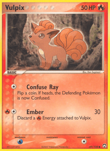 Vulpix (69/108) [EX: Power Keepers]