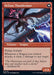 Magic: The Gathering card titled “Invasion of Tarkir // Defiant Thundermaw [March of the Machine].” It features an image of a fierce dragon soaring through a stormy sky, emitting a bolt of lightning from its mouth. The card's text states its abilities: flying, trample, and a special effect triggered when any Dragon cards you control attack.