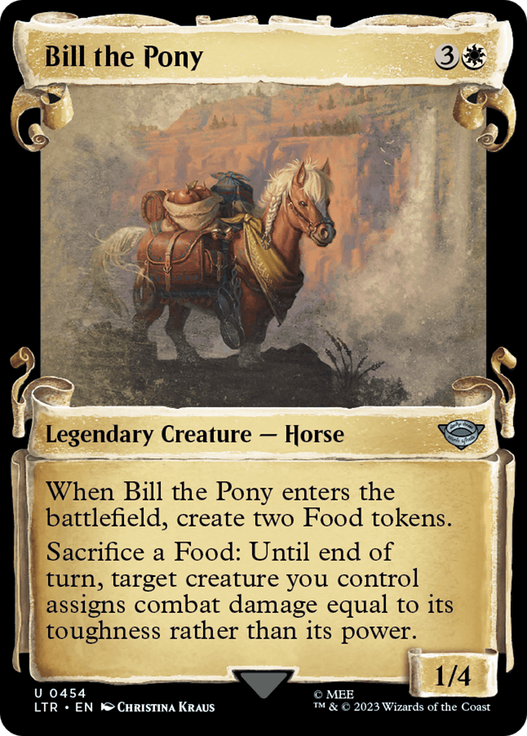 Bill the Pony [The Lord of the Rings: Tales of Middle-Earth Showcase Scrolls]