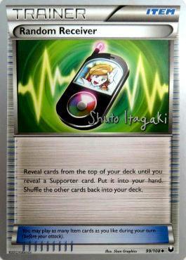 A Pokémon trading card titled 