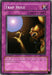 A Yu-Gi-Oh! trading card from the Starter Deck: Yugi titled "Trap Hole [SDY-027] Common." This Common Normal Trap card has a purple border and features an image of a monster falling into a dark, circular pit with a gnarled hand reaching up. The trap effect destroys an opponent's monster if its ATK is 1000 or more when summoned.