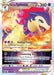 A Pokémon card from the Sword & Shield Astral Radiance series depicts Hisuian Typhlosion VSTAR (054/189) [Sword & Shield: Astral Radiance] with 260 HP. The ultra rare card features an illustration of Hisuian Typhlosion surrounded by purple and yellow flames, with two attacks: "Hollow Flame," dealing 180 damage, and "Shimmering Star." It is marked 054/189.