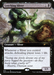 A "Leeching Sliver" Magic: The Gathering card from the Secret Lair Drop Promos, featuring extended art that depicts a grotesque, green creature with tentacles emerging from its back and clasping a person's head. The card's text reads, "Whenever a Sliver you control attacks, defending player loses 1 life," and it has 1/1 power and toughness.