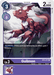 A Digimon card featuring Guilmon [BT5-071] [Battle of Omni], a red raptor-like creature with small wings on its back from the Battle of Omni series. The Rookie card shows its play cost is 3, evolution cost is 0, and it has 2000 DP. The text states, "If this card was deleted by an effect, gain 1 memory." Level 3, Virus type.