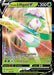 A Pokémon trading card featuring the Hisuian Lilligant V (017/189) [Sword & Shield: Astral Radiance] from Pokémon with 200 HP. The card has two moves: "Dance Gracefully" and "Leaf Step," which deals 130 damage. The illustration shows Hisuian Lilligant, a floral-themed Grass Pokémon with green and white petals and a yellow flower on its head, in