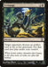 A Magic: The Gathering card named Scrounge [Darksteel] costs 2 and a black mana to cast. It depicts a creature holding a golden mask in a dark, swampy setting. The text box reads, "Target opponent chooses an artifact card in his or her graveyard. Put that Darksteel artifact into play under your control.