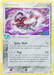 A Pokémon Forretress (6/115) (Stamped) [EX: Unseen Forces] card featuring Forretress with 70 HP from the EX Unseen Forces series. Forretress is depicted with a metallic shell and pink, glowing eyes. Attacks include Spiky Shell (20 damage) and Pop (100 damage). The card has a retreat cost of 2, is weak to fire, and resistant to grass.