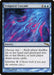 The image shows a rare Magic: The Gathering card from the Mirrodin set named "Temporal Cascade [Mirrodin]." It is a blue sorcery spell with a mana cost of 5 colorless and 2 blue. The card text gives two options: Shuffle hand and graveyard into the library or draw seven cards. It has an "entwine" cost of 2 colorless. The artwork depicts swirling