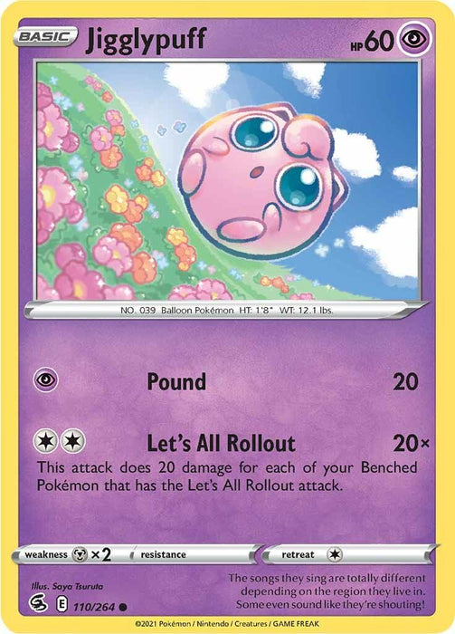 Jigglypuff (110/264) [Sword & Shield: Fusion Strike]