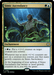 A *Magic: The Gathering* card titled "Simic Ascendancy [The Lost Caverns of Ixalan Commander]" from the 2023 series. This enchantment card features a humanoid figure with aquatic traits and green energy swirling around them, set in the mysterious Lost Caverns of Ixalan. The card outlines mechanics for placing and benefiting from +1/+1 counters.