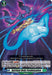 The trading card "Spiritual Body Condensation (D-BT01/055EN) [Genesis of the Five Greats]" from Bushiroad's Cardfight!! Vanguard series features a mystical, ghostly blue figure emerging from a glowing portal. Two cloaked figures wielding scythes stand behind the portal, evoking Stoicheia. A text box with game instructions is at the bottom.