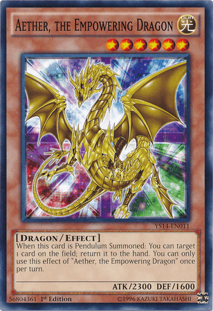 Aether, the Empowering Dragon [YS14-EN011] Common