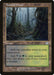 A Magic: The Gathering card titled "Tainted Wood [Torment]" depicts dark, twisted trees in a swampy forest. This Land card can tap for one colorless mana or for black or green mana if you control a Swamp. Illustrator: Rob Alexander. Card number 143/143 from the Torment set.