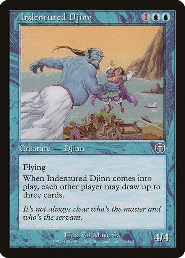 Indentured Djinn [Mercadian Masques]