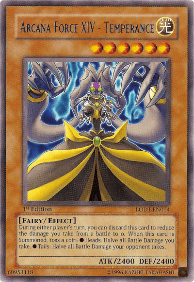 The Yu-Gi-Oh! trading card 