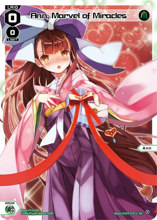 Ann, Marvel of Miracles (Valentine 2023) (WXDi-P152[EN]) [Promo Cards]