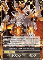 Raging Flame Kabuki // Barbatos, the Crimson Duke (1-050/J) [The Dawn of Valhalla]