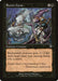 A Magic: The Gathering card titled "Exotic Curse [Invasion]." This Enchantment costs 2 colorless and 1 black mana to cast. The illustration depicts a bird-like creature with wings outstretched and a human-like figure in dark purple armor and spikes. The card text reads: "Enchanted creature gets -1/-1 for each basic land type among lands you control." Flavor text: