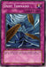 A "Yu-Gi-Oh!" card named "Dust Tornado [SKE-045] Common." The card's background is purple. The artwork depicts a swirling tornado with several floating feathers in brown and black. As a Normal Trap from the Starter Deck: Kaiba Evolution, its text reads: "Destroy 1 Spell or Trap Card on your opponent's side of the field. You can then Set 1 Spell or Trap