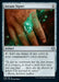 A card from the Magic: The Gathering set Commander Legends: Battle for Baldur's Gate is shown, titled "Arcane Signet [Commander Legends: Battle for Baldur's Gate]." This uncommon artifact card depicts a hand wearing a glowing green ring. With a mana cost of 2, it adds mana of any color fitting the commander's identity, accompanied by a flavorful quote from Keon, horizon walker.