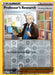 A Pokémon trading card titled "Professor's Research" features Professor Rowan reading a book in a library. This Supporter type card under the Trainer category has the description, "Discard your hand and draw 7 cards." It's part of the Pokémon Professor Program Promos series and is numbered Professor's Research (147/172) (2021).
