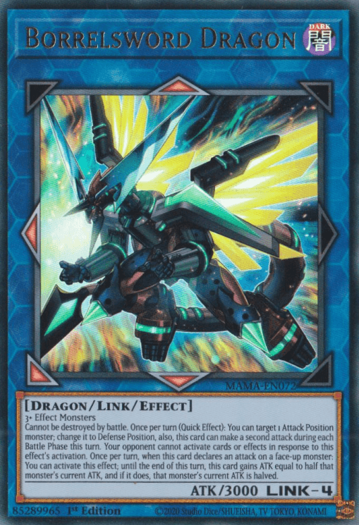 An image of an ultra rare Yu-Gi-Oh! trading card titled 