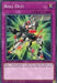 A Yu-Gi-Oh! Normal Trap card titled "Roll Out! [SBCB-EN081] Common" depicts a robot in silver and red armor assembling itself with green energy radiating around it. This Speed Duel card features text and various symbols, including "1st Edition" and its unique code in the bottom corner.