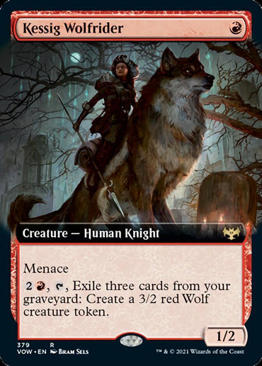 Kessig Wolfrider (Extended Art) [Innistrad: Crimson Vow]