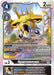 A Digimon card featuring Sparrowmon [BT10-060] [Xros Encounter], a Level 3 Rookie Digimon. Sparrowmon, with bird-like features and yellow armor, is depicted flying with a dynamic background. Boasting Xros Heart affiliation and the Reboot ability, the card details play cost, DP, Digivolve requirements, effects, and abilities around the image.