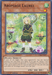 Image of a Yu-Gi-Oh! trading card titled "Aromage Laurel [CHIM-EN017] Common." This Chaos Impact Effect Monster features a character in a green outfit with blonde hair, standing in a mystical garden surrounded by plants and alchemical tools. The card, labeled CHIM-EN017, has effects related to life points and special summoning. ATK 800, DEF 0.