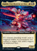 Isshin, Two Heavens as One (Extended Art) [Kamigawa: Neon Dynasty]" is a card from the "Magic: The Gathering" series. It showcases a Human Samurai in traditional armor striking a dynamic pose with glowing red swords. This legendary creature card has a mana cost of red, white, and black and boasts 3/4 power and toughness.